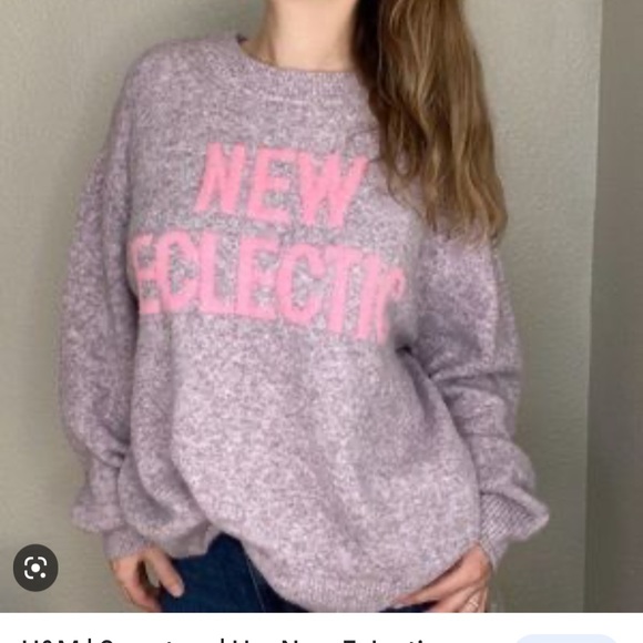 H & M‎ New Eclectic sweater. NWOT. Oversized - Picture 1 of 6